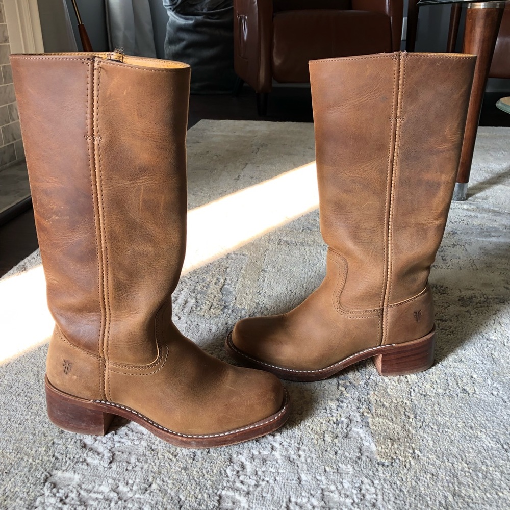 Frye Campus 14L Boot - Dark Brown